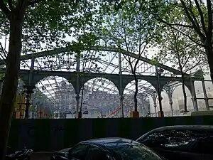 Le Carreau du Temple (travaux de rénovation de 2011).