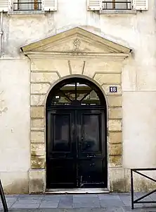 Entrée du no&nbsp;18.