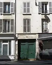 Le no&nbsp;19 de la rue des Trois-Bornes, à Paris.