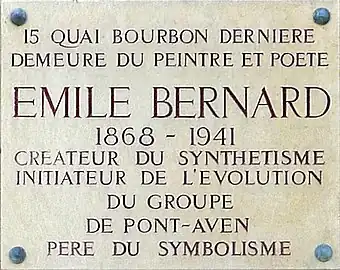 Émile Bernard.