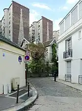 L'entrée de la villa.