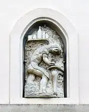 Détail de la niche au no&nbsp;18.