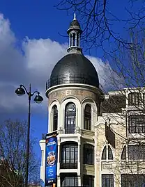 Détail de la coupole avec sa lanterne.