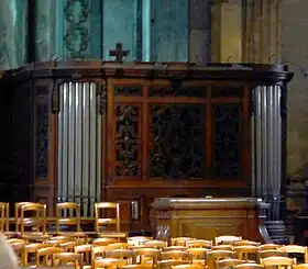Orgue de choeur de l'église Saint-Sulpice.