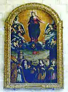 Tableau latéral droit du retable.