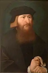 Portrait d'Andrea Alciati par Ambrosius Benson (musée des Beaux-Arts d'Angers).