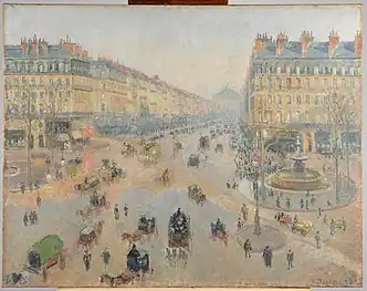 L'Avenue de l'Opéra, Camille Pissarro, 1898.