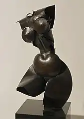 Torse de femme, cuivre, 1915
