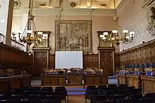 Salle d’audience de la première chambre de la cour d’appel.