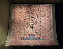 Palempore aux magnolias, premier quart du XVIIIe&nbsp;siècle (Musée de la Compagnie des Indes)