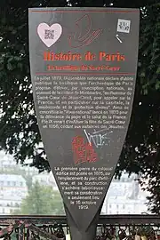 Panneau explicatif municipal