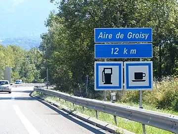 D46a Aire annexe sur autoroute