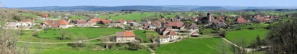Panorama vu du belvédère de la Madone.