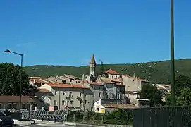 Vue générale, coté Est, de la ville de Ganges.