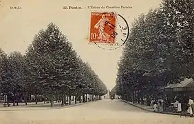 Entrée du Cimetière Parisien.