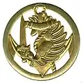 Insigne de béret parachutiste des TDM porté de 1963 à 1971.