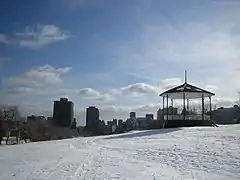 Kiosque du parc Mont-Royal, à Montréal (Canada).