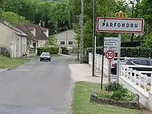 Entrée du village