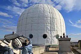 La Coupole Arago vue de la terrasse.