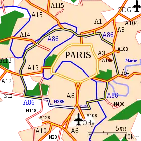 Carte de la route.