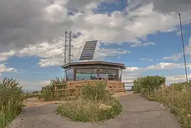 Vue de la tour de guet au sommet.