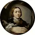 Parmigianino, Autoportrait dans un miroir convexe (1523).