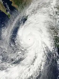 Patricia le 23 octobre à 17&nbsp;h&nbsp;30 UTC.