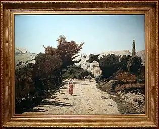 Route de la Gineste, près de Marseille (1859)Paris, musée d'Orsay.