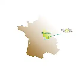 Localisation de Pays Charolais-Brionnais