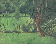 Paysage (1912), huile sur toile (56,5 × 72 cm), Paris, musée d'Orsay.
