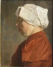 Paysanne Hollandaise, 1907, huile sur panneau.