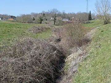 Le ruisseau des Peloux au lieu-dit Beauregard.