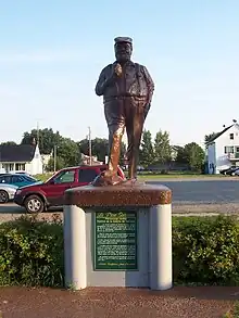 Le Père Sarrasin, personnage du Festival de la galette de sarrasin de Louiseville.