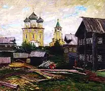 Vassili Perepliotchikov Village du nord de 1913.