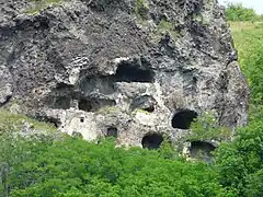 Les grottes troglodytiques.