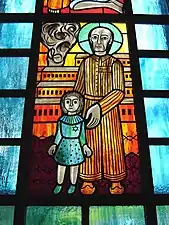 Violence et mort : Gabriele Schwarz-Eckart&nbsp;(de) et Maximilien Kolbe, tous deux morts à Auschwitz