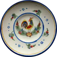 Petite assiette, fin du XIXe&nbsp;siècle