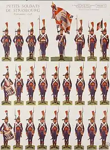 Petits soldats de Strasbourg. Pontonniers 1793.