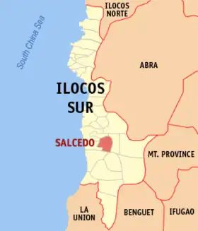 Localisation de Salcedo