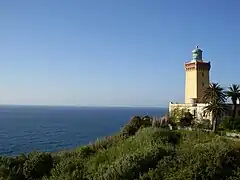Phare du cap Spartel à l'entrée du détroit de Gibraltar.