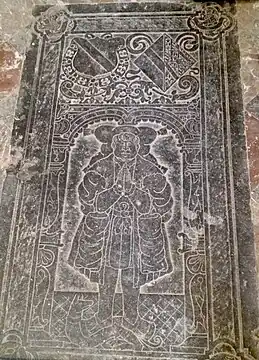 Dalle funéraire de Philippe de Hennin-Liétard (1535-1542).