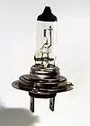 Lampe H7 à filament.