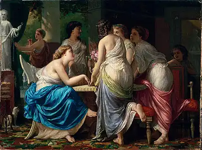 La Bonne aventure, 1872, musée des Beaux-Arts de Nantes.