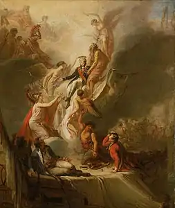 L'Apothéose de Nelson (entre 1805 et 1818), Royal Museums Greenwich&nbsp;(en).