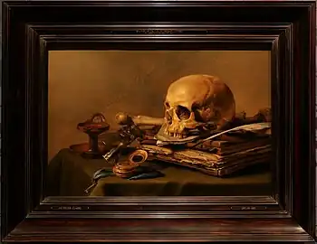 Pieter Claesz, Nature morte avec vanité, 1630, Mauritshuis