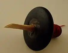 Pièce d'instrument comportant l'anche double d'un Piffero (de)