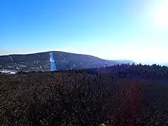 Pistes de ski alpin sur la face nord du suc de Born (1385 m)