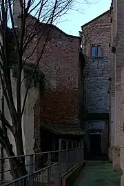 Les vestiges de la tour de la Sénéchaussée.