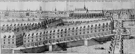 La Place Dauphine à Paris, au début du XVIIe&nbsp;siècle