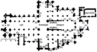 Plan de la cathédrale